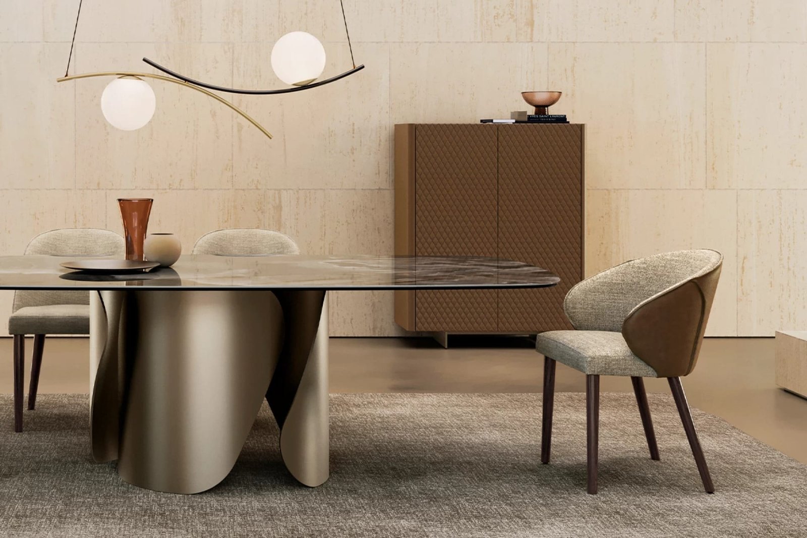 Manta with Wooden Legs Dining Chair by Eforma - Image 3