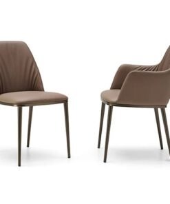 Max Deluxe with Metal Base Armchair by Eforma