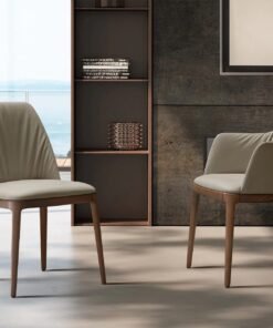 Max Deluxe With Wooden Base Armchair By Eforma 2