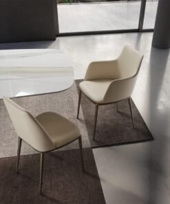 Max with Metal Base Dining Chair by Eforma