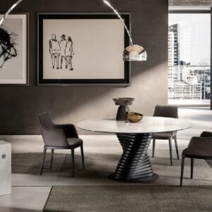 Max With Wooden Base Dining Chair By Eforma 3