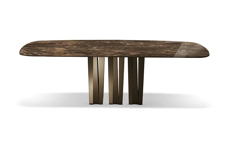 Narciso With Marble Top Dining Table By Eforma