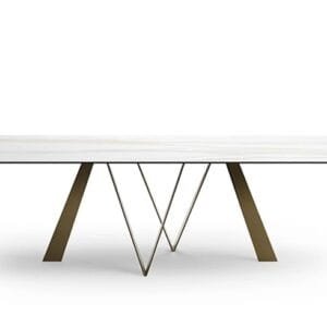 Noa With Ceramic Top Dining Table By Eforma