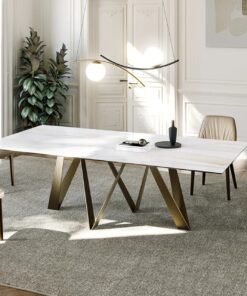 Noa With Ceramic Top Dining Table By Eforma 3