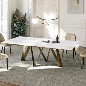 Noa With Ceramic Top Dining Table By Eforma 3