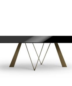 Noa With Glass Top Dining Table By Eforma