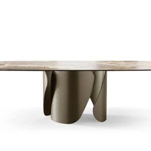 Onda With Ceramic Top Dining Table By Eforma
