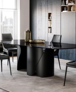 Onda With Ceramic Top Dining Table By Eforma