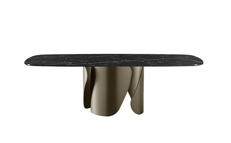 Onda With Marble Top Dining Table By Eforma - Image 2