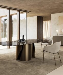 Onda With Marble Top Dining Table By Eforma 4
