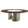 Onda With Wood And Ceramic Top Dining Table By Eforma 1