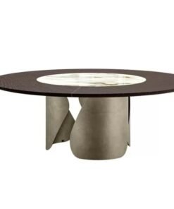 Onda With Wood And Ceramic Top Dining Table By Eforma