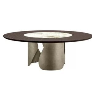 Onda With Wood And Ceramic Top Dining Table By Eforma