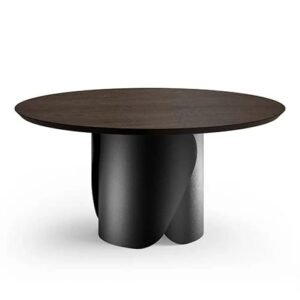 Onda With Wooden Top Dining Table By Eforma