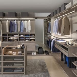 Panorama Walk-In Wardrobe by Logo