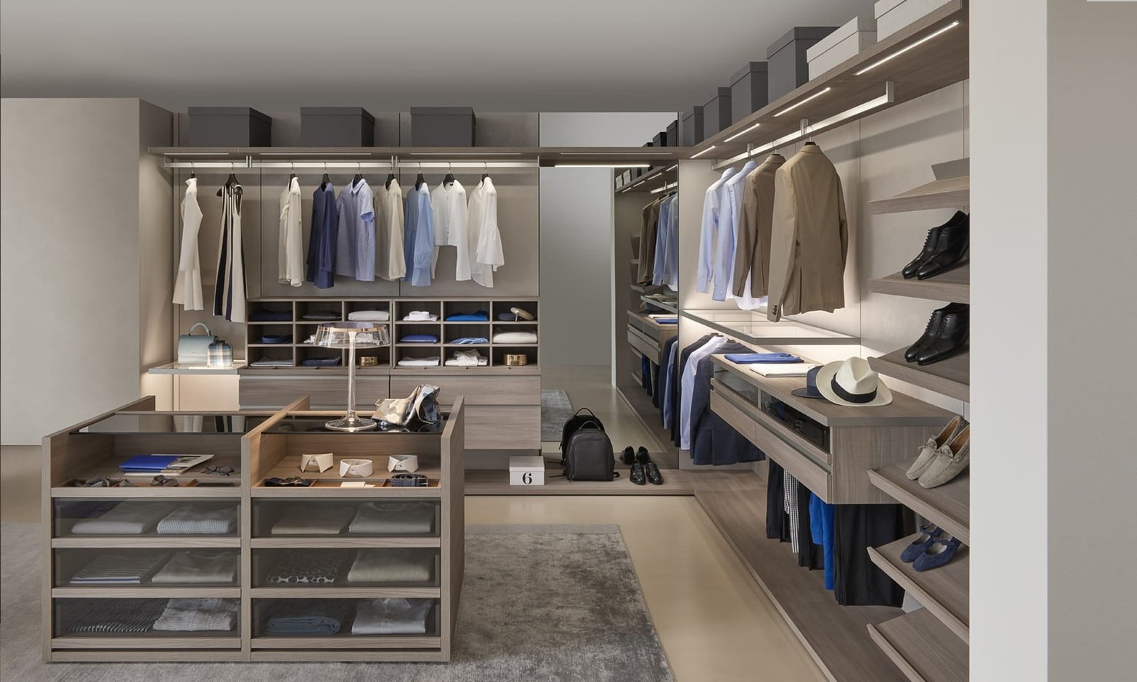 Panorama Walk-In Wardrobe by Logo