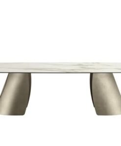 Perla With Ceramic Top Dining Table By Eforma
