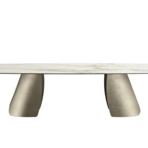 Perla With Ceramic Top Dining Table By Eforma