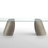 Perla With Glass Top Dining Table By Eforma 1