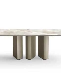 Plai With Ceramic Top Dining Table By Eforma