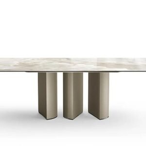Plai With Ceramic Top Dining Table By Eforma