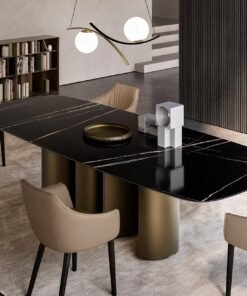 Plai With Ceramic Top Dining Table By Eforma