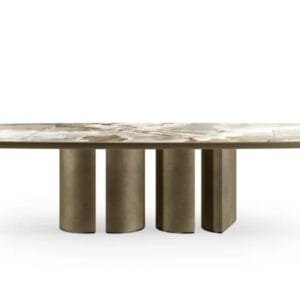 Plai With Ceramic Top King Dining Table By Eforma