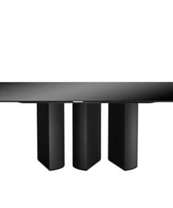 Plai With Glass Top Dining Table By Eforma