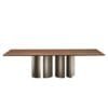 Plai With Wooden Top Dining Table By Eforma 1
