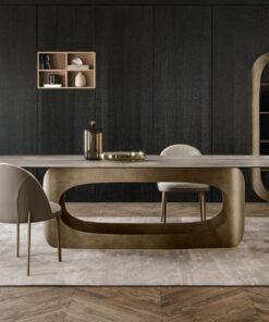 Polifemo with Ceramic Top Dining Table by Eforma