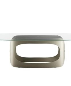 Polifemo With Glass Top Dining Table By Eforma