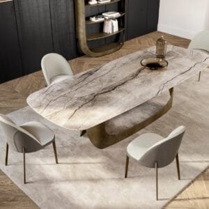 Polifemo With King Ceramic Top Dining Table By Eforma 3