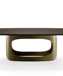 Polifemo with Wooden Top Dining Table by Eforma