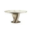 Rotolo With Ceramic Top Dining Table By Eforma 1