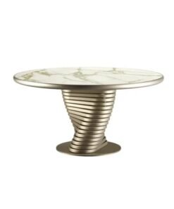 Rotolo With Ceramic Top Dining Table By Eforma