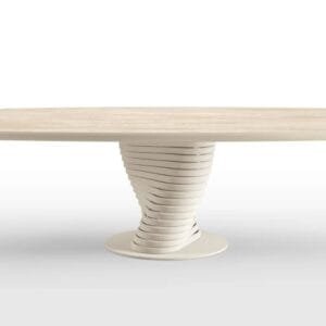 Rotolo with Ceramic Top King Dining Table by Eforma
