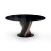 Rotolo With Glass Top Dining Table By Eforma