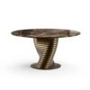 Rotolo With Marble Top Dining Table By Eforma 1