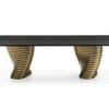 Rotolo With Wooden Top Dining Table By Eforma 1