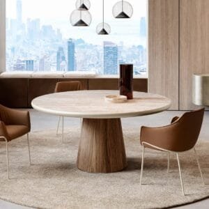 Teo With Ceramic King Top Dining Table By Eforma 3