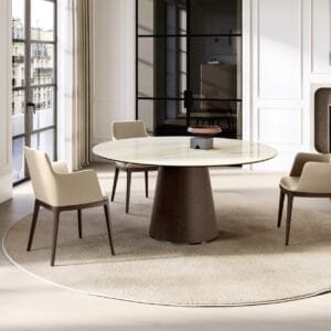 Teo With Ceramic Top Dining Table By Eforma 4