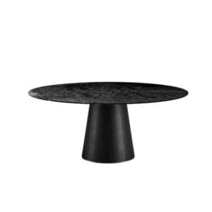 Teo With Glass Top Dining Table By Eforma