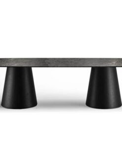 Teo With Glass Top Dining Table By Eforma