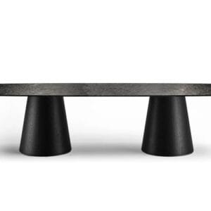 Teo With Glass Top Dining Table By Eforma 3