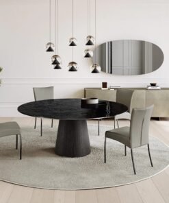 Teo With Glass Top Dining Table By Eforma