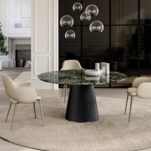 Teo With Marble Top Dining Table By Eforma 3