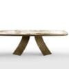 Twist With Ceramic King Top Dining Table By Eforma 1