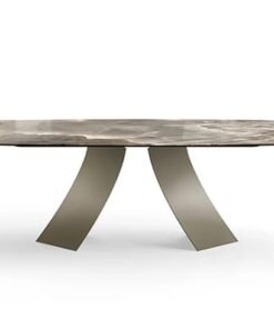 Twist With Ceramic Top Dining Table By Eforma