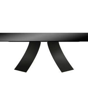Twist With Glass Top Dining Table By Eforma