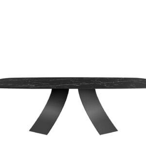 Twist With Marble Top Dining Table By Eforma